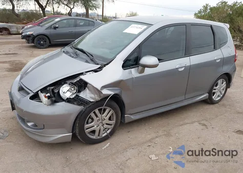 2007 Honda Fit Sport from USA, damaged, VIN JHMGD38637S015313